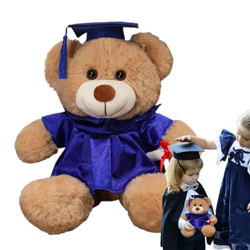 2024 Abschlussplüsch - Stofftiere Abschluss 2024 | Plüschbär mit | Abschlussbär Celebrate College Abschluss und Grundschule von Generic