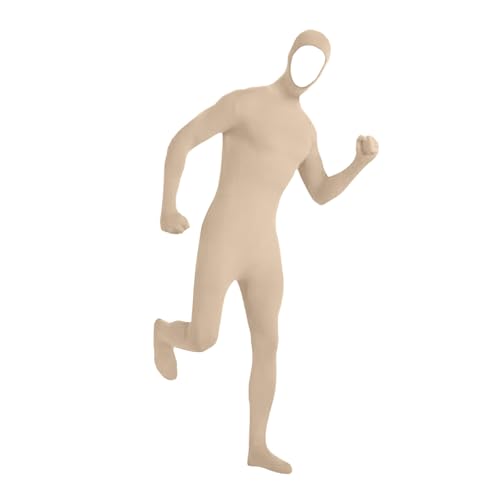 2025 Erwachsene Open Face Zentai Cosplay Jumpsuit Ganzkörperanzug Orange Tight Kostüm Bodysuit für Party Halloween Weihnachten Unisex 2025 Erwachsene Open Face Zentai Cosplay Jumpsuit Ganzkörperanzug Orange Tight Kostüm Bodysuit für Party Halloween Weihnachten Unisex von Generic