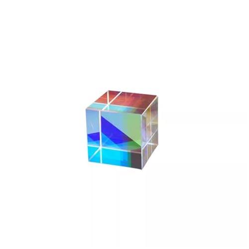 20mm RGB Dispersion Prism Optisches Glas Cube Prisma CMY Farbwürfel Mixing Color Cube für das Unterrichten von Lichtspektrum-Physik - Geschenk des Lichts (20mm) von Generic