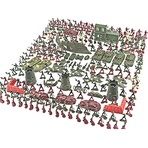 290 Teile Armee Männer Set mit Spielzeug Soldaten Figuren Panzer Flugzeuge Flaggen Hubschrauber Schlachtfeld Zubehör Pretend Play Krieg Spiele Actionfiguren Combat Force Modell Spielset 290 Teile Armee Männer Set mit Spielzeug Soldaten Figuren Panzer Flugzeuge Flaggen Hubschrauber Schlachtfeld Zubehör Pretend Play Krieg Spiele Actionfiguren Combat Force Modell Spielset von Generic