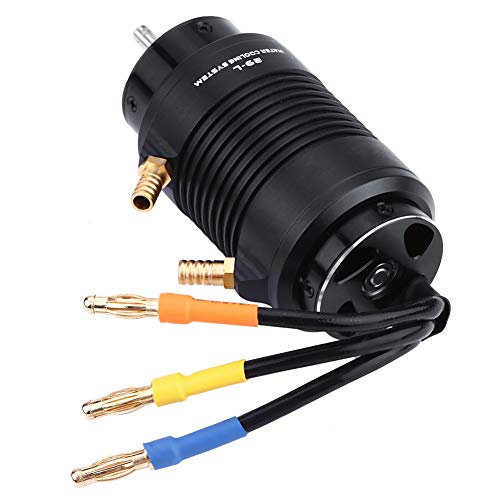 2968 3800KV Bürstenloser Motor, Wassergekühlter Motor mit 29-l-Wasserkühlmantel, 4-poliger 12-Schlitz-Aluminiumkühlkörper für 600-800 Mm RC-Boot 2968 3800KV Bürstenloser Motor, Wassergekühlter Motor mit 29-l-Wasserkühlmantel, 4-poliger 12-Schlitz-Aluminiumkühlkörper für 600-800 Mm RC-Boot von Generic