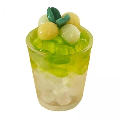 2X Dollhouse Ice Beverage Life Szene Tun Spiele Spielsammlung DIY Toy Szene Requisiten Spielzeug für 1: 6 1: 8 Skala Dekorpuppenhaus Dessert Shop von Generic