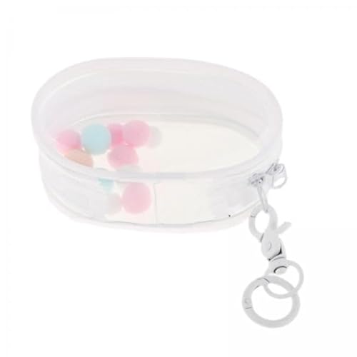 2X Kleine Puppentasche, Outdoor, Puppentasche, Tragetasche, Reißverschluss, Transparente Figur Displaytasche, von Generic