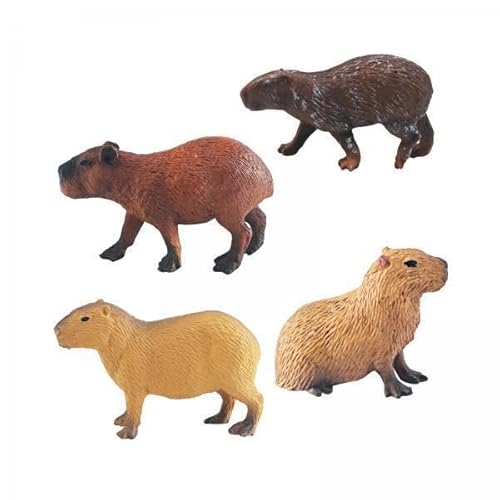 2X Mini Capybaras Figur, Capybara Statue, Pädagogisches Lernspielzeug, Capybaras Figuren Set, Capybara Spielzeugfigur für Kinder, Kleinkinder, 2X Mini Capybaras Figur, Capybara Statue, Pädagogisches Lernspielzeug, Capybaras Figuren Set, Capybara Spielzeugfigur für Kinder, Kleinkinder, von Generic