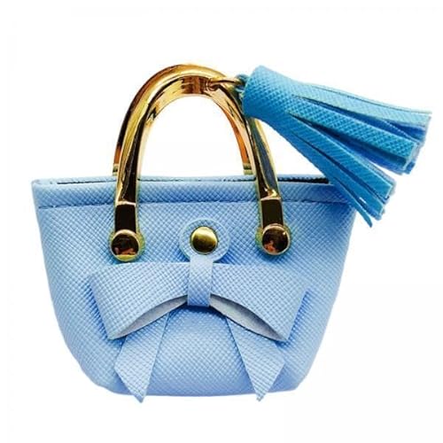 2X Puppenhandtasche Im Maßstab 1:6 mit Fliege, Miniatur Einkaufstasche, Puppenkleid für 12 Zoll von Generic