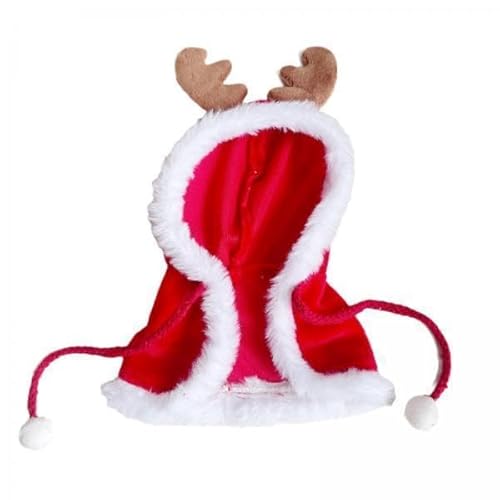 2X Weihnachtspuppenumhang, Stilvolles DIY Zubehör, Weiche, Süße Kuscheltiere, Kleidung von Generic