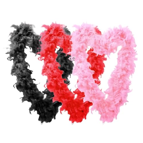 3 Stück Federboa – 2 Meter Lange Federboa für Frauen zum Basteln, Flauschige Federboa, -Kostümzubehör für Mädchen, Weihnachten, Karneval, Tanzen, Hochzeitsfeier 3 Stück Federboa – 2 Meter Lange Federboa für Frauen zum Basteln, Flauschige Federboa, -Kostümzubehör für Mädchen, Weihnachten, Karneval, Tanzen, Hochzeitsfeier von Generic