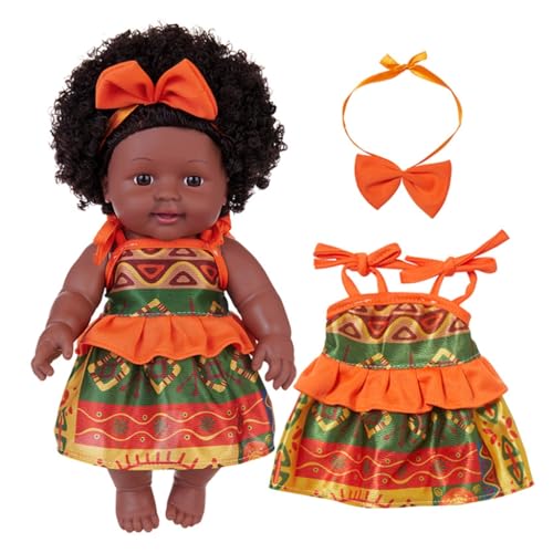 30,5 cm schwarzes Leben wie Reborns Spielzeug Mädchen afrikanisch mit Kleid Rollenspiel Spielzeug Kinder Geburtstag 30,5 cm schwarzes Leben wie Reborns Spielzeug Mädchen afrikanisch mit Kleid Rollenspiel Spielzeug Kinder Geburtstag von Generic
