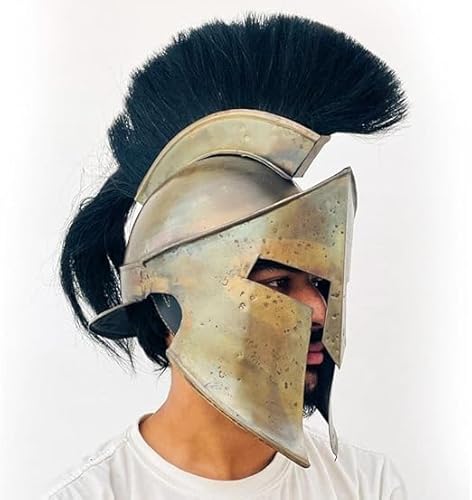 300 Spartan Helm König Leonidas Film Replik Helm Cosplay Rollenspiel Helm Griechischer Spartaner Helm Krieger Spartaner Kostüm Helm von Generic