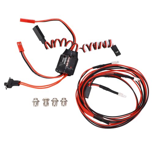 30A ESC, 40A Spitzenstrom 30A Gebürsteter Geschwindigkeitsregler für 1/16 1/18 1/24 RC Autos Boote 30A ESC, 40A Spitzenstrom 30A Gebürsteter Geschwindigkeitsregler für 1/16 1/18 1/24 RC Autos Boote von Generic