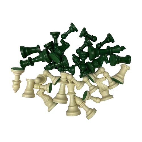 32-teilige Schachfiguren, Königsfiguren, Strategiespiel, Schachspiel-Bauern, Schachfiguren für Picknicks, Hinterhof-Campingausflüge 32-teilige Schachfiguren, Königsfiguren, Strategiespiel, Schachspiel-Bauern, Schachfiguren für Picknicks, Hinterhof-Campingausflüge von Generic
