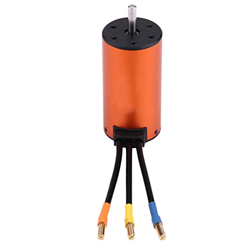 3670 1900KV Sensorloser Bürstenloser Motor, 4-Takt-Hochgeschwindigkeits-CNC-Aluminiummotor für 1:8 und 1:10 RC-Autos, 1700W Leistung mit 5mm Welle von Generic