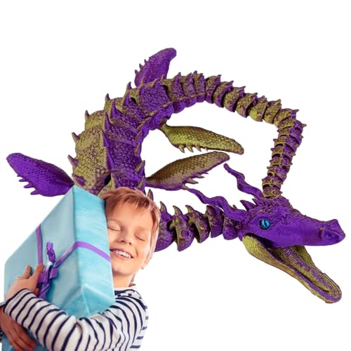 3D-Drachen-Zappelspielzeug, 3D-gedruckte Drachen,Interaktives Drachen-Zappelspielzeug | Voll beweglicher Drache, Chefschreibtischspielzeug, Zappeldrache für Kinder und Erwachsene von Generic