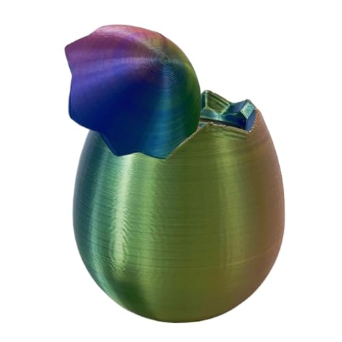 3D-Eier befüllbar, Eier leer - 3D-gedruckte Bunte Eier mit hüpfendem Boden,Schreibtischspielzeug, handgefertigte kleine Eier, Urlaubsdekoration, Themenpartys, Zubehör für Freunde und Familie 3D-Eier befüllbar, Eier leer - 3D-gedruckte Bunte Eier mit hüpfendem Boden,Schreibtischspielzeug, handgefertigte kleine Eier, Urlaubsdekoration, Themenpartys, Zubehör für Freunde und Familie von Generic