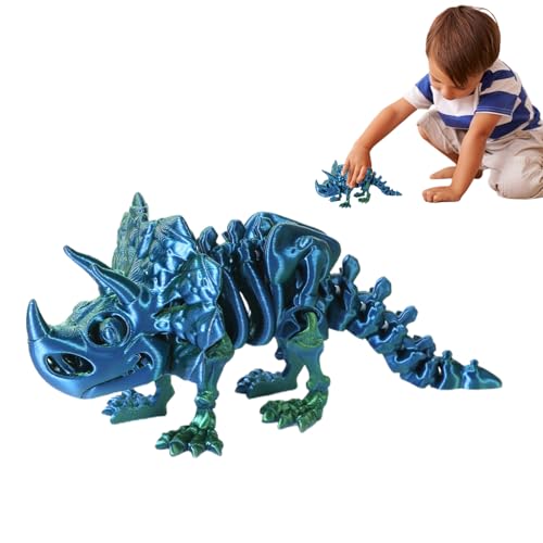 3D -Gedruckter Dinosaurier -Zappelspielzeug - artikulierter Flexibler -Figur mit beweglichen Gelenken, kreativer Stressabbau -Zappel -Figur für Schreibtisch, Theke, lustiges - fü von Generic