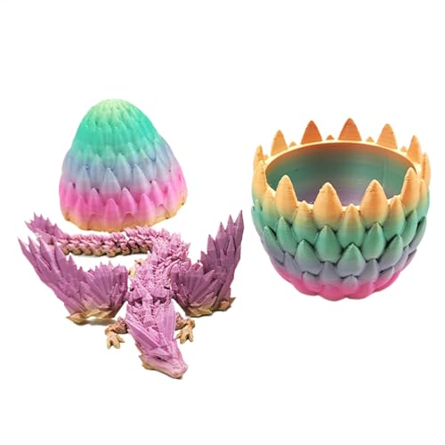 3D -Gedruckter Drache Ei - Voller Artikulierter Drache In Eier - Sammlerfiguren Für Kinder, Schreibtischspielzeug, Heimdekoration 3D -Gedruckter Drache Ei - Voller Artikulierter Drache In Eier - Sammlerfiguren Für Kinder, Schreibtischspielzeug, Heimdekoration von Generic