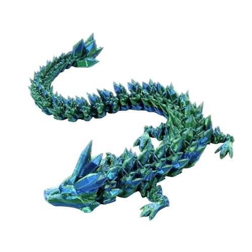 3D Gedrucktes Drachenei Geheimnisvolle Drachen Spielzeug Realistische Realistische Beweglicher Drachen Figuren Überraschung Easter Dracheneier Wohnkultur (Grün) von Generic