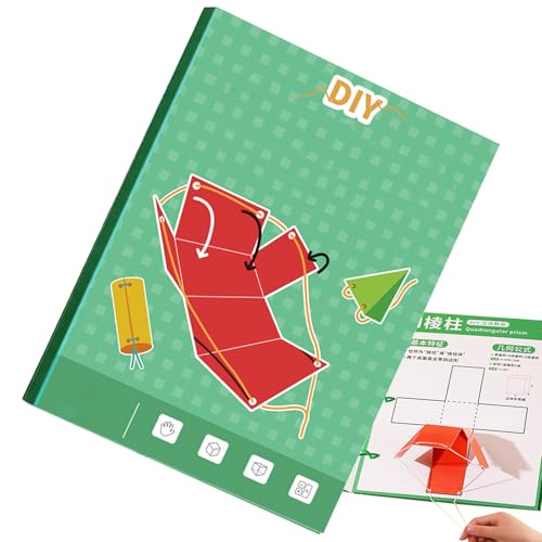 3D -Geometrie -Arbeitsbuch - Festkörper Geometrische Modelle Lernbuch, Interactive Teaching Aid for Schools Home Kindergarten Reisen im Innenräumen 3D -Geometrie -Arbeitsbuch - Festkörper Geometrische Modelle Lernbuch, Interactive Teaching Aid for Schools Home Kindergarten Reisen im Innenräumen von Generic