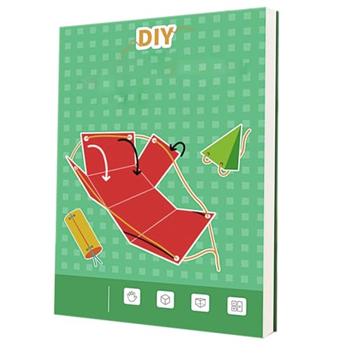 3D-Geometrie-Lernbuch – Interaktives Arbeitsbuch | Pop-up-Modelle mit Zugschnur, Lernhilfe für räumliches Denken für Kinder, Mädchen, Jugendliche, Klassenzimmer, Kindergarten, Zuhause, Reisen von Generic