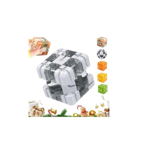 3D Magic Cube Maze Ball Puzzle - Spatial Awareness Brain Training Toy for Stress Relief & Logic Development,3D Labyrinth Cube Puzzle,Educational Focus Game Christmas Birthday Gift for Adults Teens von Generic