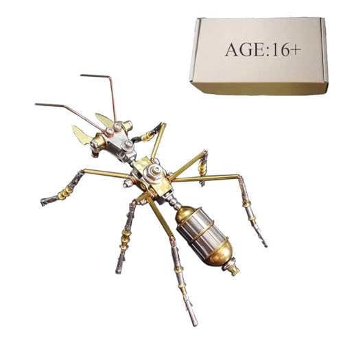 3D Metall Puzzle Insekt, 100+ Stück DIY Kleine Ameise 3D Mechanical Puzzle Modellbausatz Erwachsene mit Werkzeug von Generic