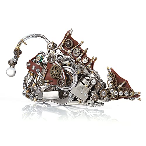 3D Metallpuzzle, 1064-teiliges Anglerfisch-Montagemodell, 3D-Metallmodellbausatz, lasergeschnittenes Modell, mechanisches Puzzle 3D Metallpuzzle, 1064-teiliges Anglerfisch-Montagemodell, 3D-Metallmodellbausatz, lasergeschnittenes Modell, mechanisches Puzzle von Generic