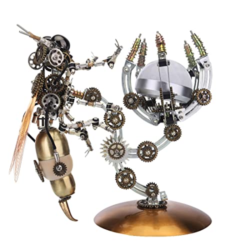 3D Metallpuzzle, 627-teiliges Wespen-Montagemodell, 3D-Metallmodellbausatz mit Tischlampe, lasergeschnittenes Modell, mechanisches Puzzle 3D Metallpuzzle, 627-teiliges Wespen-Montagemodell, 3D-Metallmodellbausatz mit Tischlampe, lasergeschnittenes Modell, mechanisches Puzzle von Generic