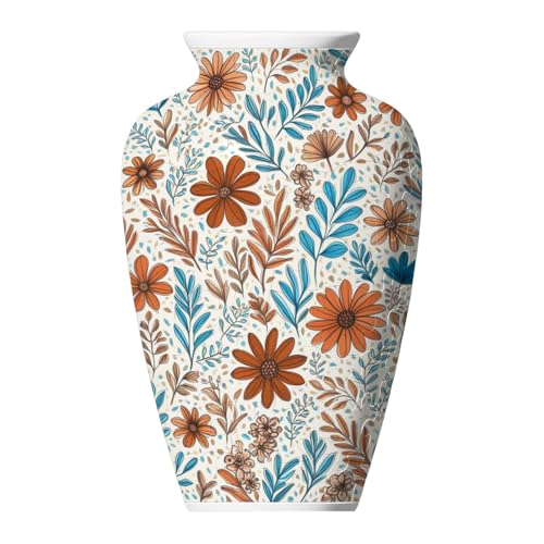 3D-Puzzle-, Vase, Blumenarrangement, Heimdekoration, Denksportaufgabe für alle Altersgruppen, Indoor-Aktivität, ABS-Kunststoff-Design Tne395 (White, 16.5x10.5cm) von Generic