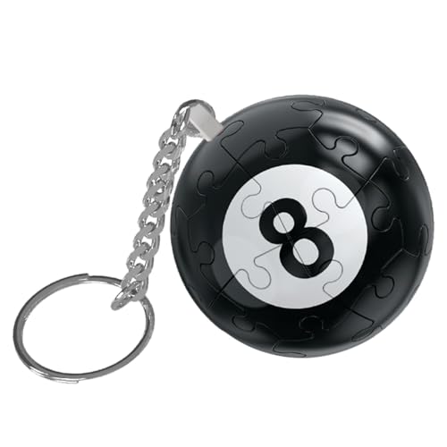 3D -Sphere -Puzzle - Schwarz 8 Ball 3D Jigsaw Puzzle | Sphere Schlüsselbundspielzeug, Für Billard -Enthusiasten, Hirnteaser -Puzzle Für Kinder Und Erwachsene, Lustige Bag -Anhänger, Kreativ 3D -Sphere -Puzzle - Schwarz 8 Ball 3D Jigsaw Puzzle | Sphere Schlüsselbundspielzeug, Für Billard -Enthusiasten, Hirnteaser -Puzzle Für Kinder Und Erwachsene, Lustige Bag -Anhänger, Kreativ von Generic