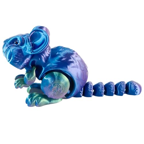 3D gedruckte Tierbild - süße gemeinsame Hamster Fidget -Figur, flexibles Haustiermodell, detaillierte Miniatur-Skulptur | Einzigartige artikulierte Verzierung für Büro Home Ki 3D gedruckte Tierbild - süße gemeinsame Hamster Fidget -Figur, flexibles Haustiermodell, detaillierte Miniatur-Skulptur | Einzigartige artikulierte Verzierung für Büro Home Ki von Generic