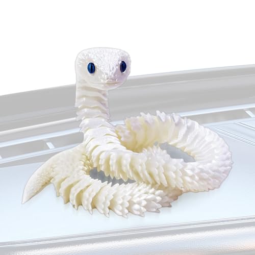 3D-gedruckte Tiere,Schreibtisch Klapp Tier Dekoration - 3D gedruckte Schlange Figur Sammlerspielzeug 76 cm Lange Schreibtischdekoration für Geburtstag & Ostern 3D-gedruckte Tiere,Schreibtisch Klapp Tier Dekoration - 3D gedruckte Schlange Figur Sammlerspielzeug 76 cm Lange Schreibtischdekoration für Geburtstag & Ostern von Generic