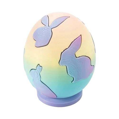 3D-gedrucktes Osterei, sensorisches Spielzeug für Kinder, Tischdekoration für Zuhause, niedliche Hasen-Puzzle-Bausteine 3D-gedrucktes Osterei, sensorisches Spielzeug für Kinder, Tischdekoration für Zuhause, niedliche Hasen-Puzzle-Bausteine von Generic