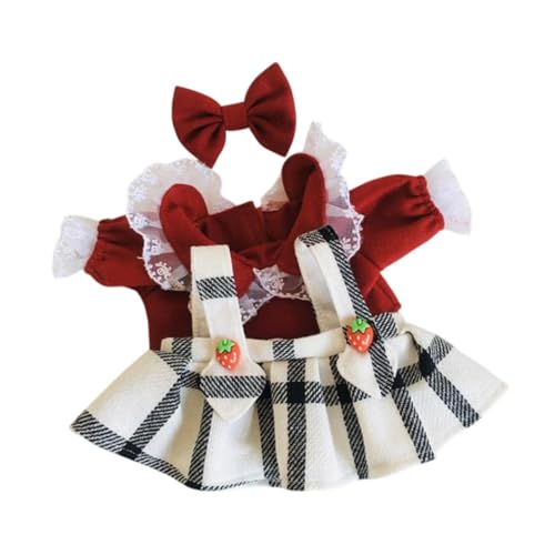 3er Set Puppenkleidung mit T Shirt Und Rock für 38 cm Puppen, Geeignet für Halloween Und Neujahr von Generic