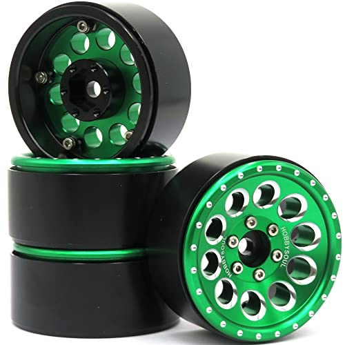 4 Stück RC 1/10 Aluminium 1,9'' Beadlock Felgen Hex 12mm Grüne Farbe passend für Traxxas TRX-4 / RC4WD D90 D110 TF2 / Tamiay CC01 / Axial SCX10 90047 SCX10 III AXI03007 4 Stück RC 1/10 Aluminium 1,9'' Beadlock Felgen Hex 12mm Grüne Farbe passend für Traxxas TRX-4 / RC4WD D90 D110 TF2 / Tamiay CC01 / Axial SCX10 90047 SCX10 III AXI03007 von Generic