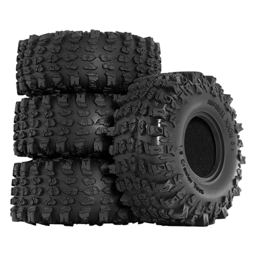4 Teile RC -Auto Reifen Modellzubehör modifizieren einfache steuerungsersatzteil für scx10 1/10 rc von HuadaXtai