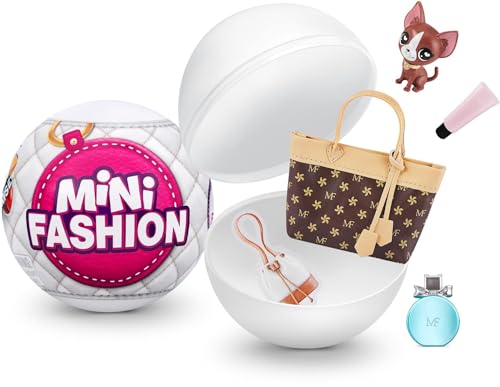 5 Surprise Mystery Capsule Real Miniatur Sammlerstück Mini Fashion Brands Serie 1, Kleinteile, nicht für Kinder unter 3 Jahren von Zuru
