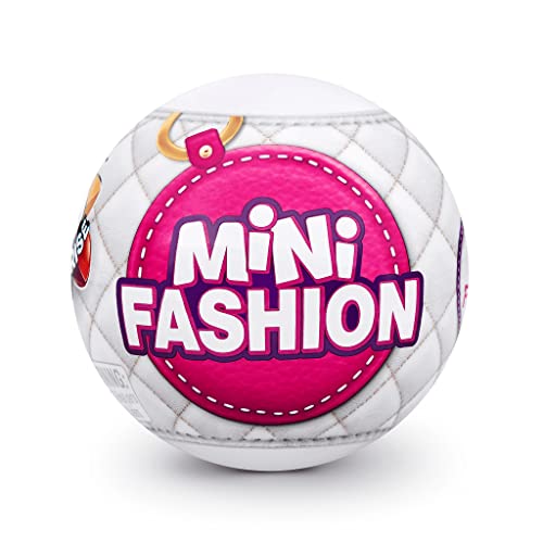 5 Surprise Mystery Capsule Real Miniature Collectible Mini Fashion Brands Series 1, Small Parts, Not for Children Under 3 von Zuru