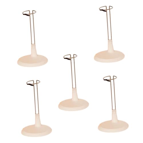 5 X Puppen Display Halter, Puppen Modell Unterstützung, Sammlerfiguren Display Ständer, Plüsch Spielzeug Basis für DIY Handwerkspuppen, Action Figuren, 12 bis 14 cm für 20 von Generic