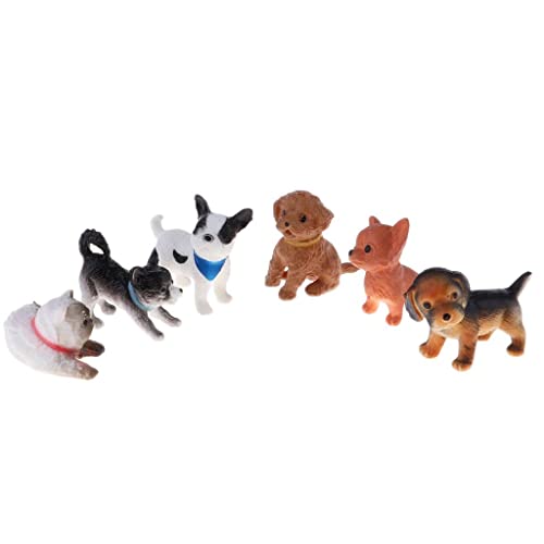6 Stück Haustier Tierfiguren, Puppenhaus Miniaturen Im Maßstab 1:12 6 Stück Haustier Tierfiguren, Puppenhaus Miniaturen Im Maßstab 1:12 von Generic