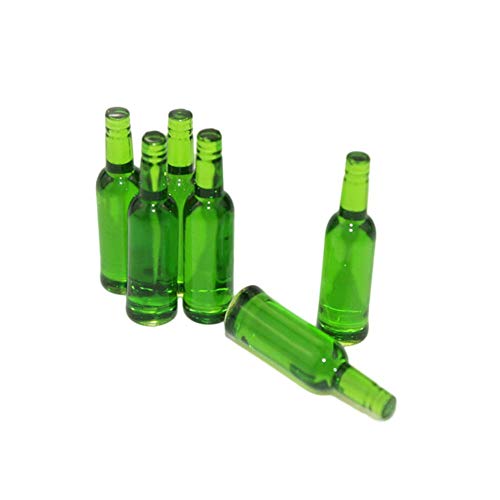 6 Stücke Puppenhaus Miniatur Bierflasche Esszimmer Getränke Simulation Küche Spielzeug Geschenk-Grün Hohe Qualität Professional and Attractive 6 Stücke Puppenhaus Miniatur Bierflasche Esszimmer Getränke Simulation Küche Spielzeug Geschenk-Grün Hohe Qualität Professional and Attractive von Generic