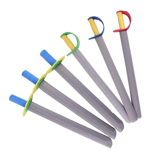 6 x Schwerter aus Schaumstoff für lustige Partyartikel, Halloween-Kostüm-Zubehör, Schwertspielzeug, Partygeschenke für Aktivitäten D von Generic