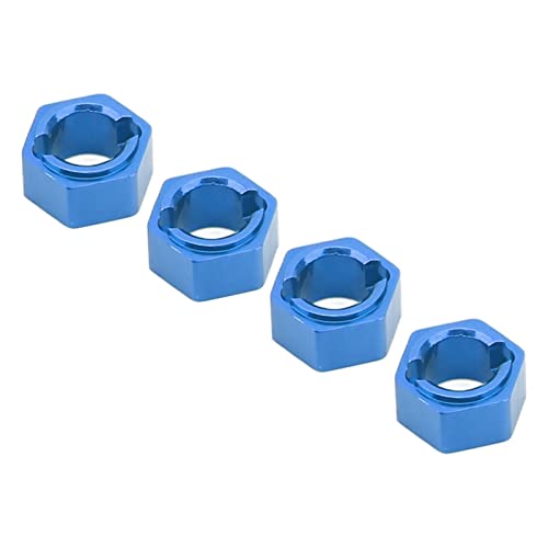 7 Mm Hexagonales Radadapter, Hexagonales Alluminium -Alluminium Alle -Klassen in CNC Professional Aluminiumlegierung für 1/24 RC Autos (Blue) von Generic