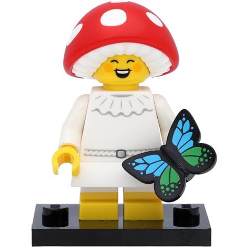 71045 Minifigures - Serie 25 - Sammelfigur für Lego Fans: #6 Fliegenpilz-Elfin von Generic