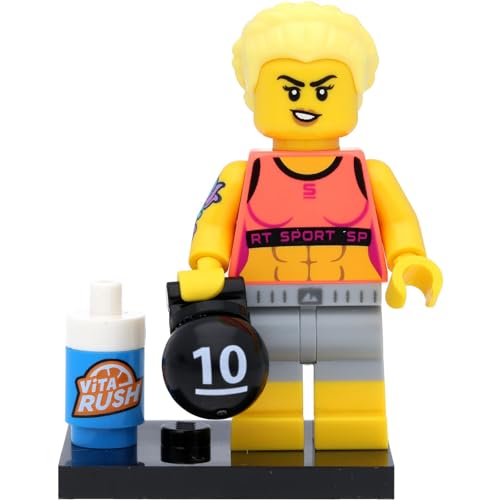 71045 Minifigures - Serie 25 - Sammelfigur für Lego Fans: #7 Fitness-Trainerin von Generic