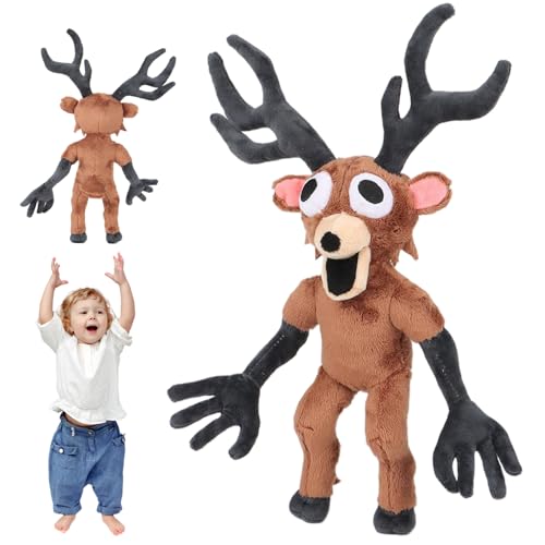99 Nächte im Wald Plüschtier, Süßer Stofftier-Elch, Monster-Plüschfreund, Weiches Sammlerstück for Erwachsene, Kinder, Spielefans und Spielzeugliebhaber von Generic