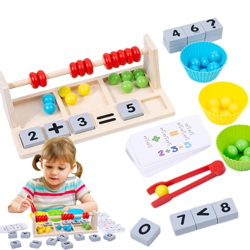 Abacus Kids Abacus Mathematikinstrument - Alphabetische Blöcke mit Zahlen aus Holz - Perlen aus Holz Alphabet Blöcke aus Holz Mathematik Spiele mit Farbsortierung für Kinder des Abacus Kids Abacus Mathematikinstrument - Alphabetische Blöcke mit Zahlen aus Holz - Perlen aus Holz Alphabet Blöcke aus Holz Mathematik Spiele mit Farbsortierung für Kinder des von Generic