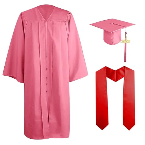 Abschluss Talar mit Hut Schwarz Graduation Robe mit Hat und Schärpe Bachelor Uni Master Kostüm 2025 Bachelor Geschenke Uni Abschluss Kleid Unisex Absolventen Akademischer Talar mit Doktorhut Set Abschluss Talar mit Hut Schwarz Graduation Robe mit Hat und Schärpe Bachelor Uni Master Kostüm 2025 Bachelor Geschenke Uni Abschluss Kleid Unisex Absolventen Akademischer Talar mit Doktorhut Set von Generic