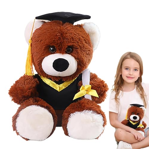 Abschlussbär, Stofftier zur Abschlussfeier, niedliche Cartoon-Figuren, Teddybär - Plüschtier Bär Eule, Plüschtier zum Erlernen von Abschlussbär, Stofftier zur Abschlussfeier, niedliche Cartoon-Figuren, Teddybär - Plüschtier Bär Eule, Plüschtier zum Erlernen von von Generic