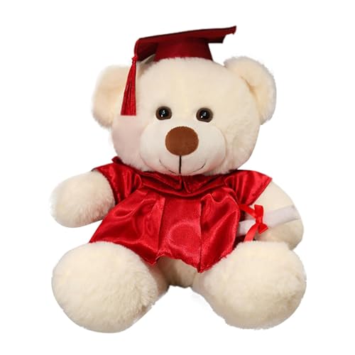 Abschlussbär Klasse 2024, Plüschbär zum Abschluss, Bär als Dekoration für Mädchen – Teddybär mit Doktorkleid und , Schulabschluss-Plüschtier Abschlussbär Klasse 2024, Plüschbär zum Abschluss, Bär als Dekoration für Mädchen – Teddybär mit Doktorkleid und , Schulabschluss-Plüschtier von Generic