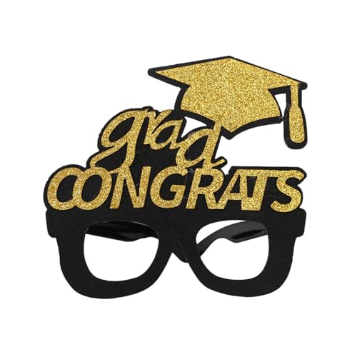 Abschlussbrille, Abschluss-Fotokabinen-Requisiten - 2024 Partybrillenrahmen | Graduationsbrille aus Pappe für Freunde Party, Cosplay und Party m Abschlussbrille, Abschluss-Fotokabinen-Requisiten - 2024 Partybrillenrahmen | Graduationsbrille aus Pappe für Freunde Party, Cosplay und Party m von Generic